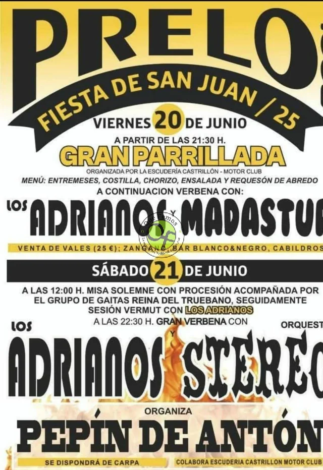 Fiestas de San Juan 2025 en Prelo