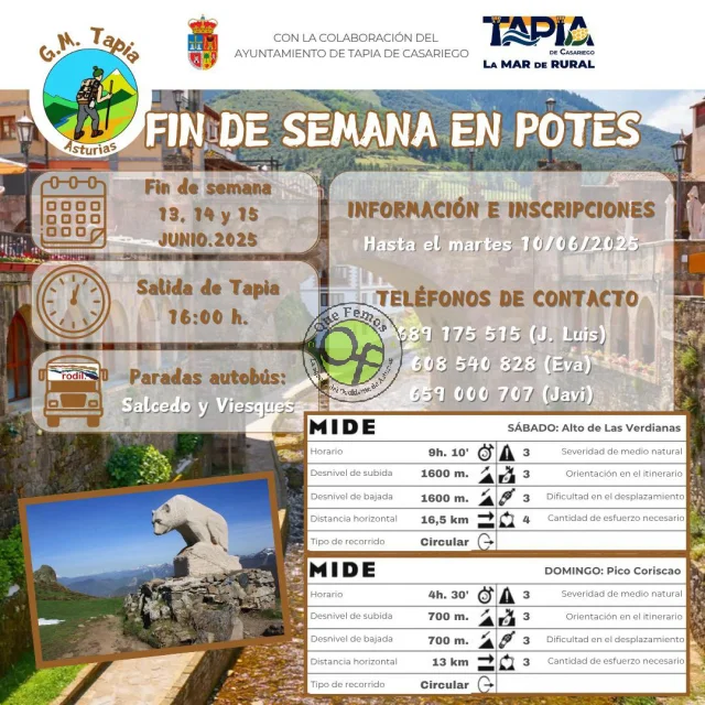 Grupo de Montaña Marqués de Casariego: fin de semana en Potes