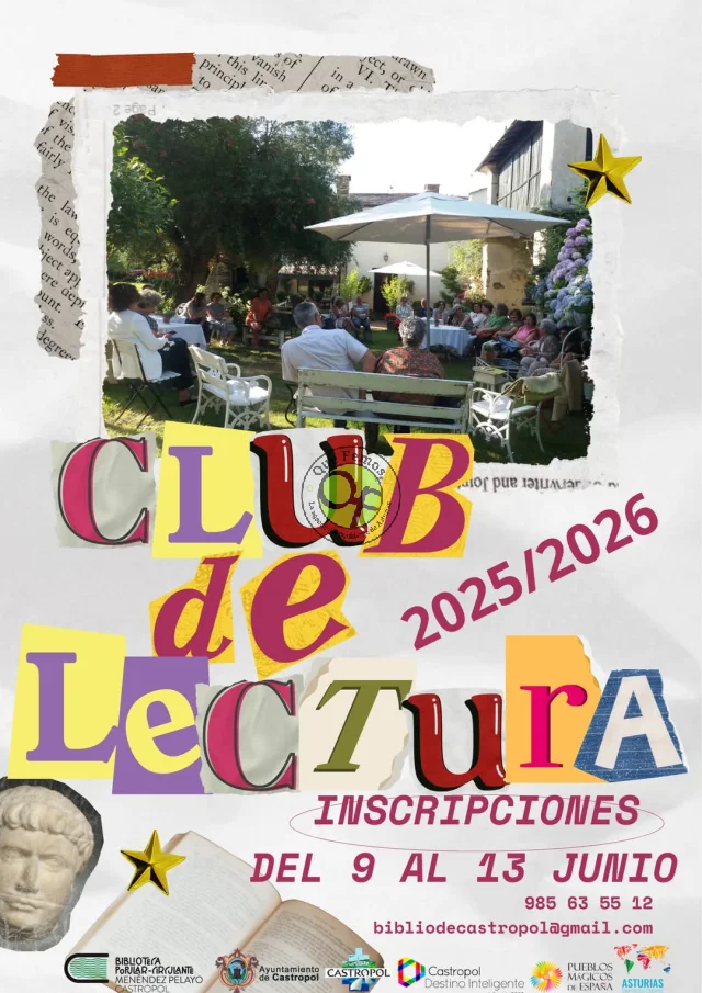 Abiertas las inscripciones para formar parte del Club de Lectura de Castropol