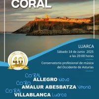El XXII Encuentro Coral de Luarca se celebrará el próximo sábado