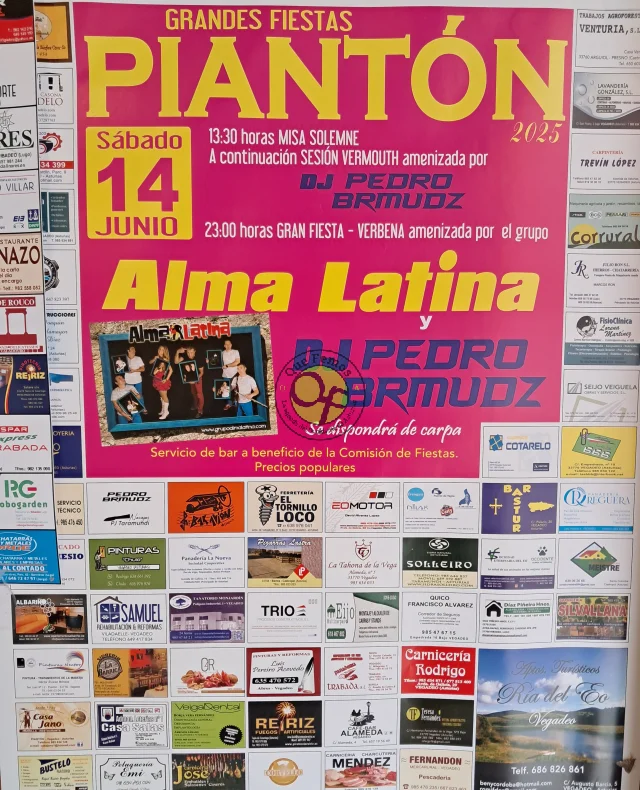 Fiestas de Piantón 2025