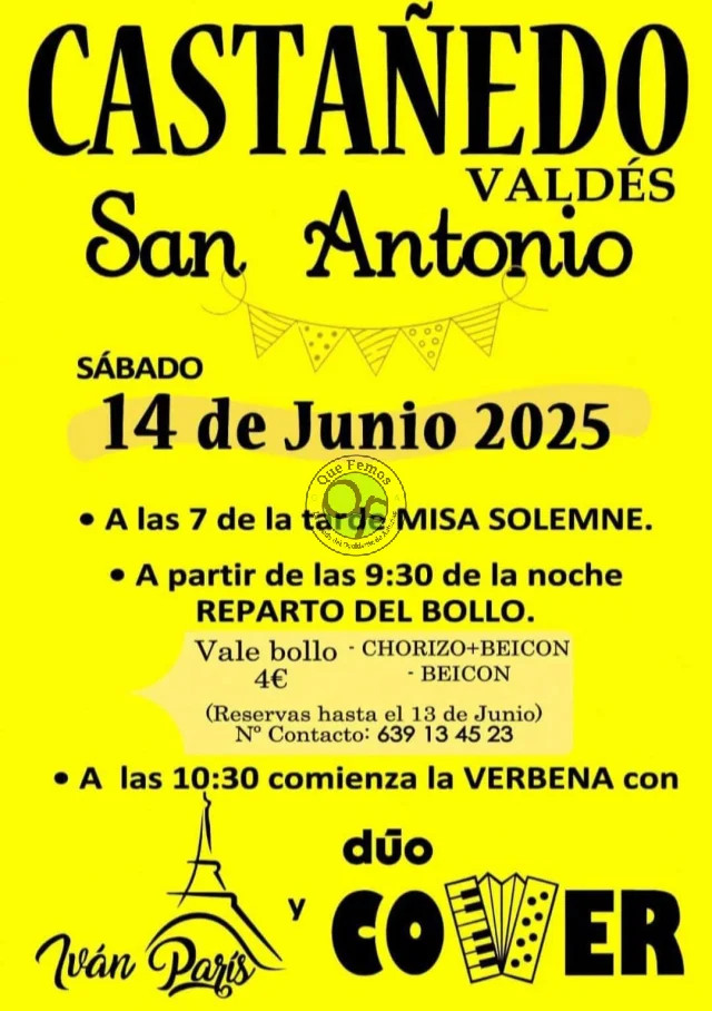 Fiesta de San Antonio 2025 en Castañedo