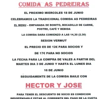 La Asociación de Pensionistas de El Franco celebra su tradicional comida en As Pedreiras