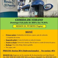 Comida de verano de la Asociación de Jubilados San Esteban de Tapia