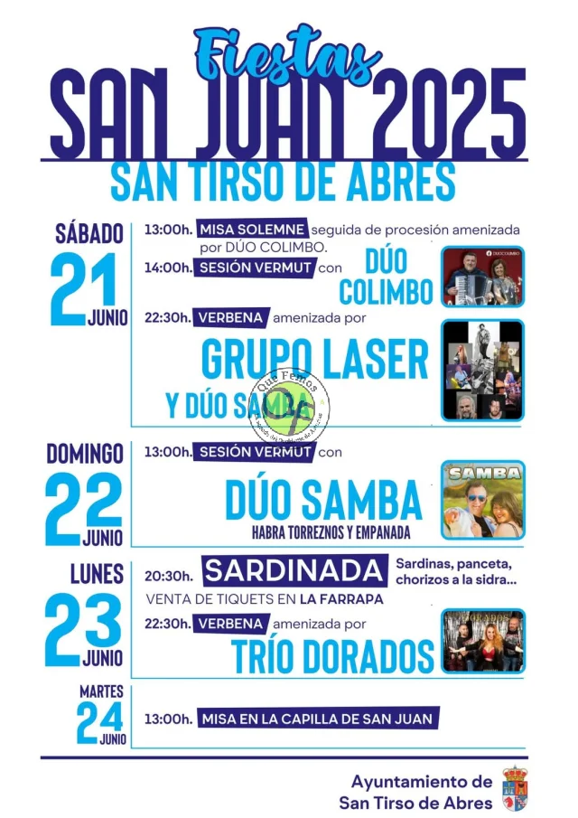 Fiestas de San Juan 2025 en San Tirso de Abres