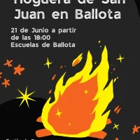Hoguera de San Juan 2025 en Ballota