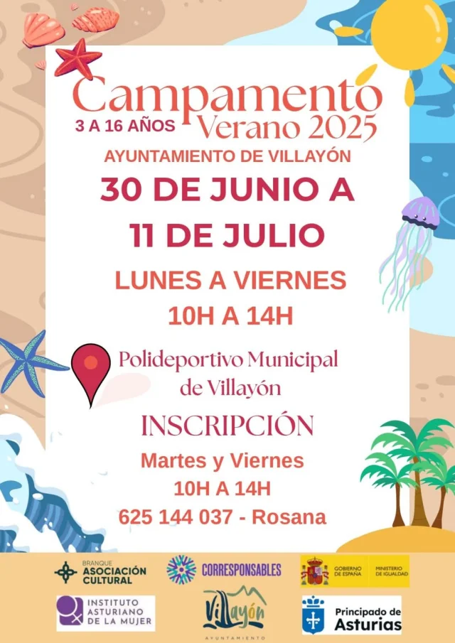 Campamento de Verano 2025 en Villayón