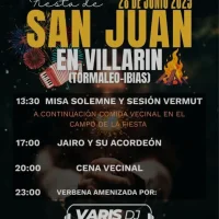 Fiesta de San Juan 2025 en Villarín
