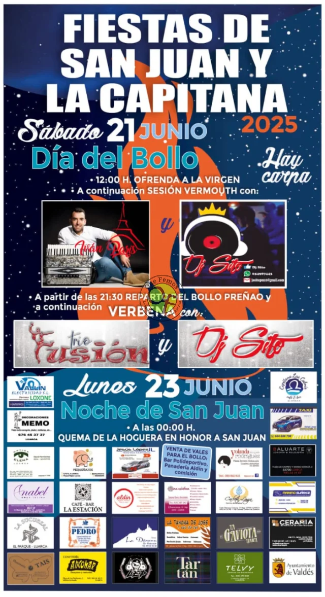 Fiestas de San Juan y La Capitana 2025