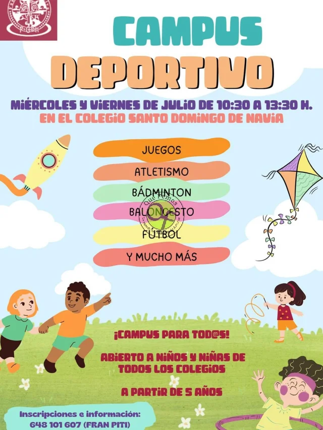 Campus Deportivo en el Colegio Santo Domingo de Navia
