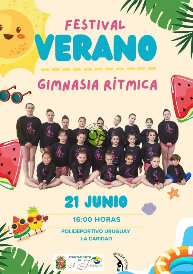 Festival de Verano de Gimnasia Rítmica en A Caridá