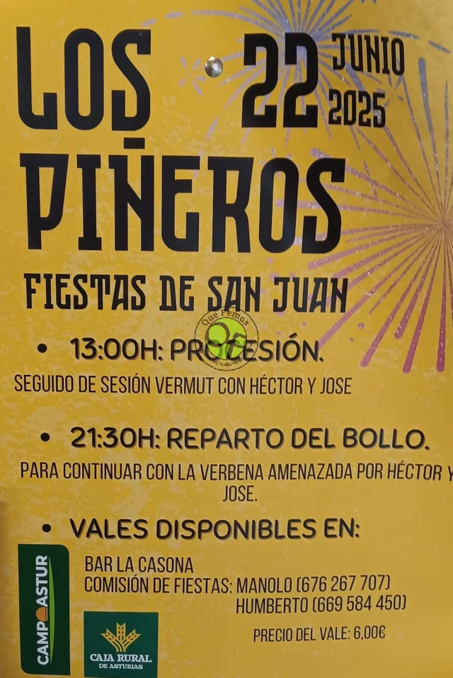 Fiestas de San Juan 2025 en Los Piñeiros