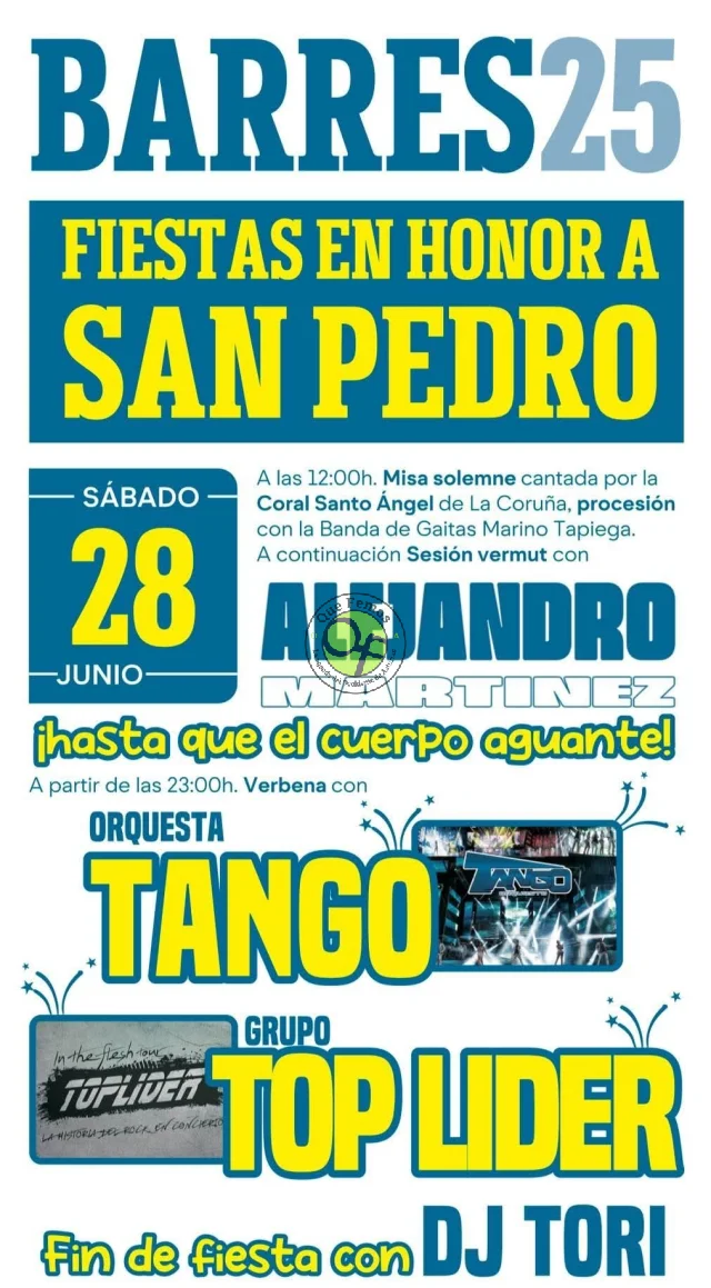 Fiestas de San Pedro 2025 en Barres