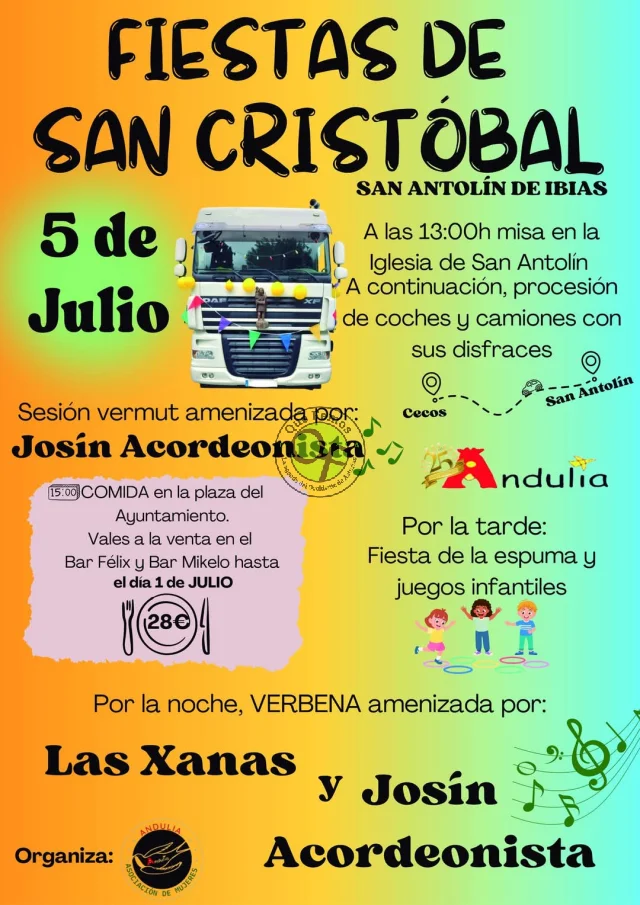 Fiesta de San Cristóbal 2025 en San Antolín de Ibias