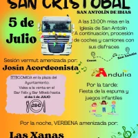 Fiesta de San Cristóbal 2025 en San Antolín de Ibias