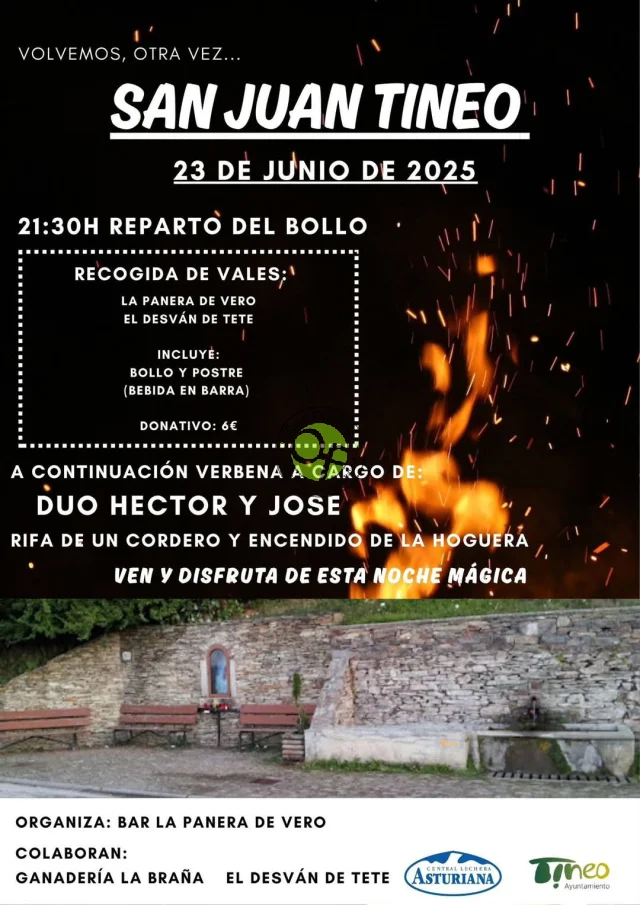 Noche de San Juan 2025 en Tineo