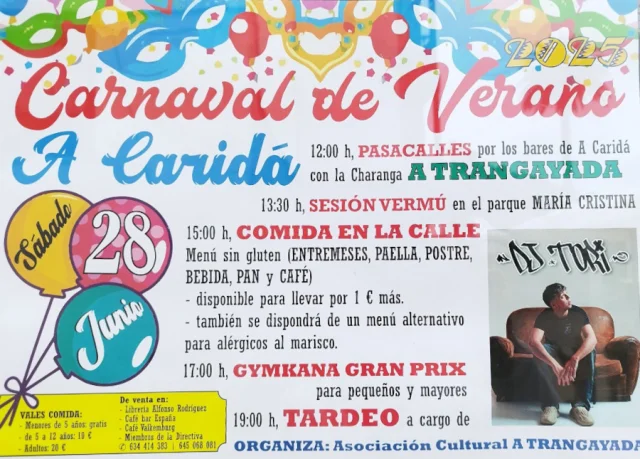 Carnaval de Verano 2025 en A Caridá