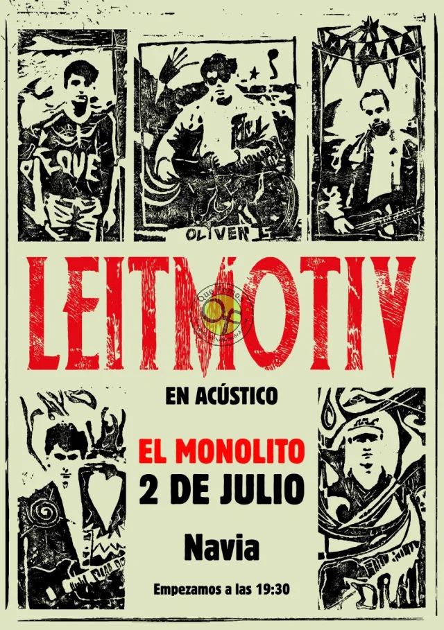 Leitmotiv en concierto en la Cafetería El Monolito de Navia