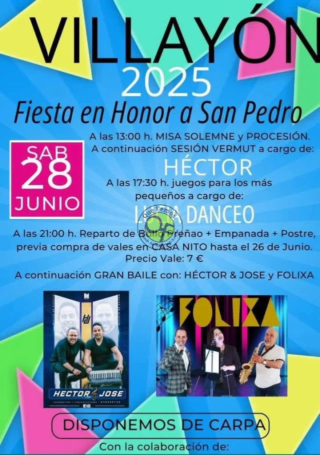 Fiestas de San Pedro 2025 en Villayón