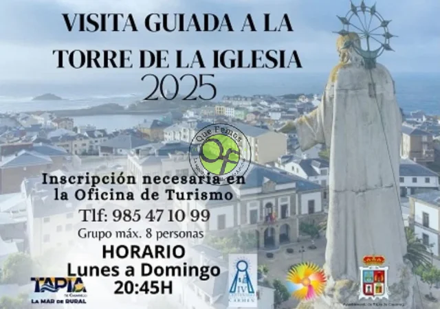 Visitas guiadas a la torre de la iglesia de Tapia