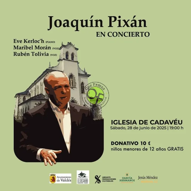 Concierto de Joaquín Pixán en Cadavéu
