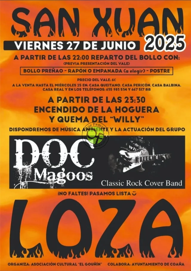 San Xuan 2025 en Lloza