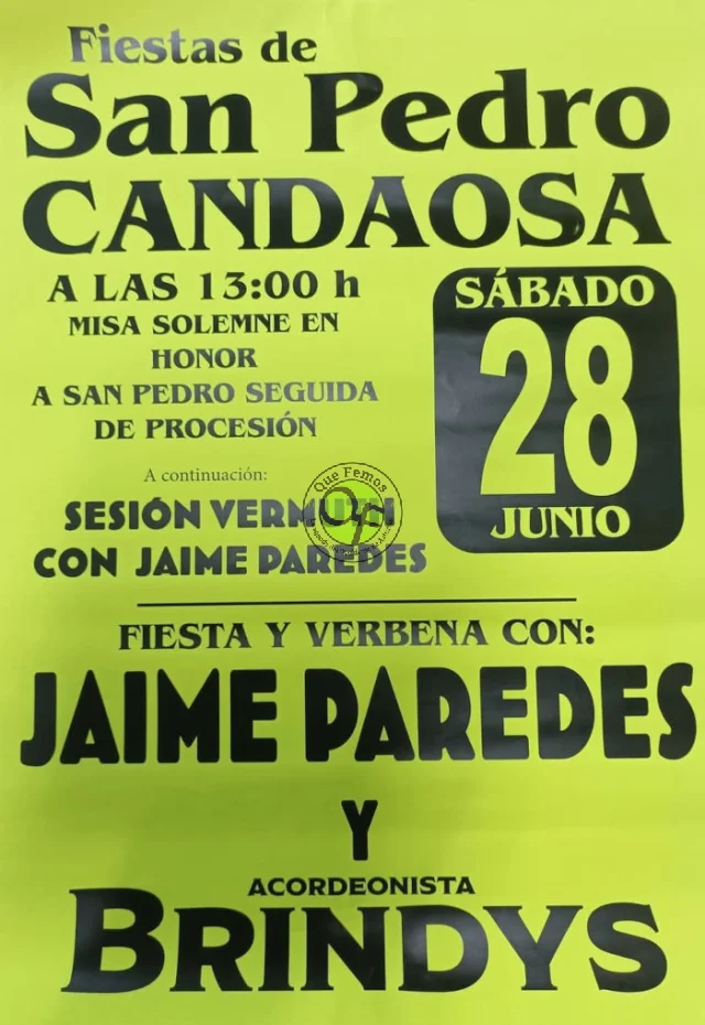 Fiestas de San Pedro 2025 en Candosa