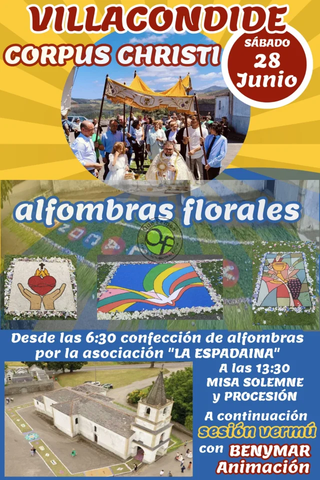 Fiestas de Corpus Christi 2025 en Villacondide