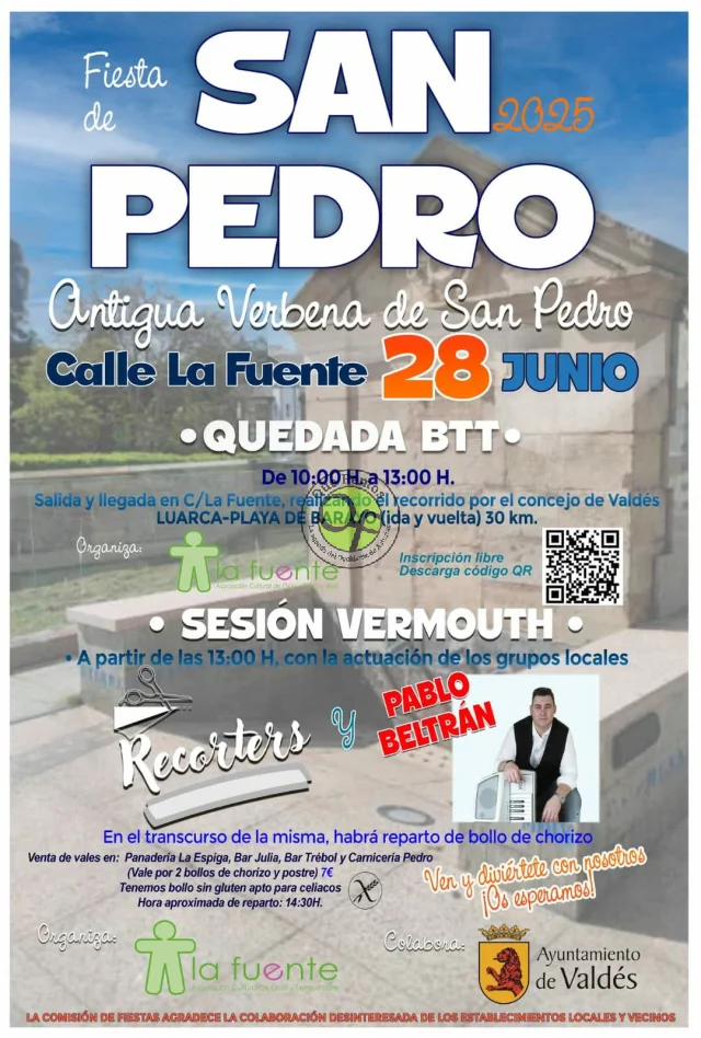 Fiesta de San Pedro 2025 en la Calle La Fuente de Luarca