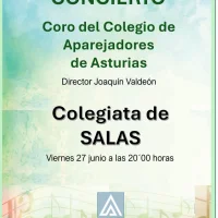 Concierto del Coro del Colegio de Aparejadores de Asturias en Salas