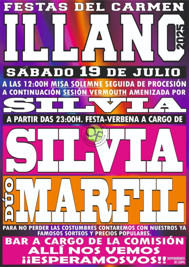 Festas del Carmen 2025 en Illano