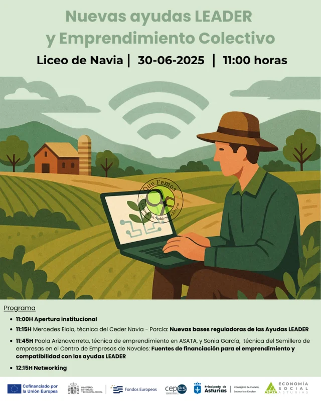 Jornada sobre Nuevas Ayudas Leader y Emprendimiento Colectivo en El Liceo de Navia