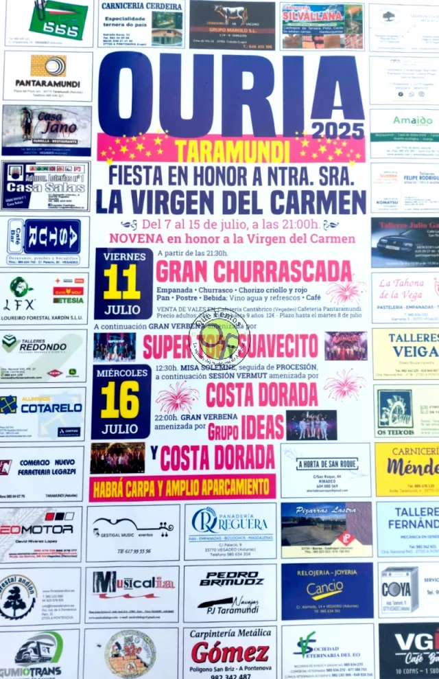 Fiesta del Carmen 2025 en Ouria