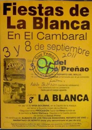 Fiestas de La Blanca en El Cambaral 2011