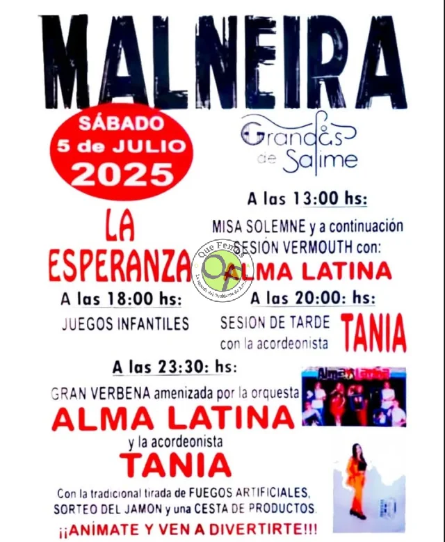 Fiestas de La Esperanza 2025 en Malneira