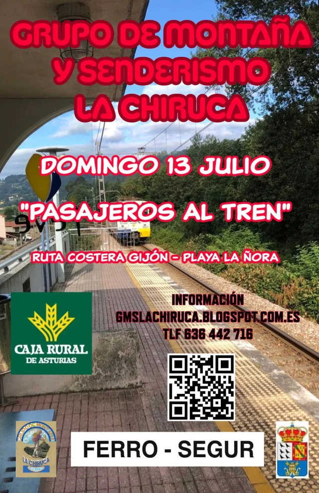 Grupo de Montaña La Chiruca: ruta costera entre Gijón y la playa La Ñora