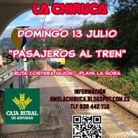 Grupo de Montaña La Chiruca: ruta costera entre Gijón y la playa La Ñora