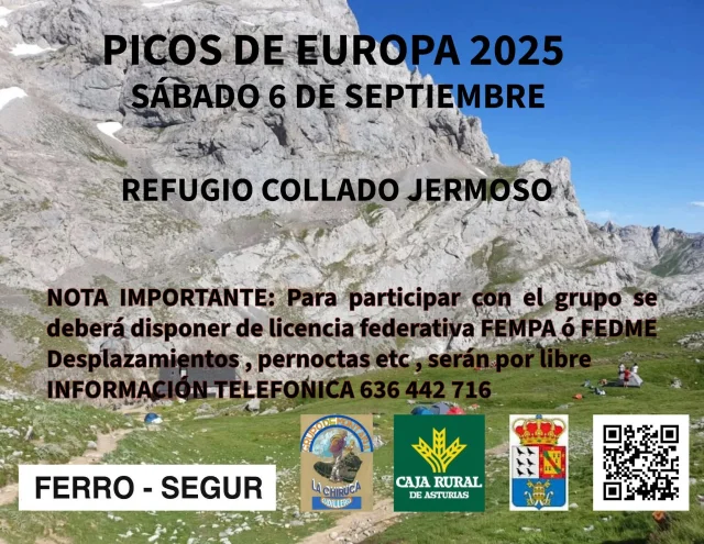 Grupo de Montaña La Chiruca: ruta en los Picos de Europa 2025