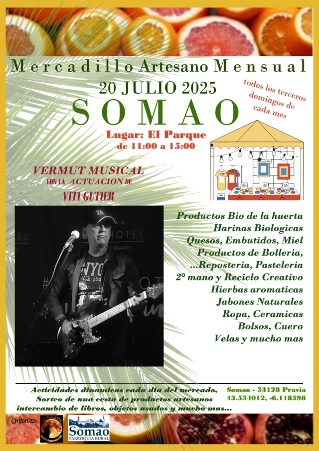 Mercadillo Artesano Mensual de Somao