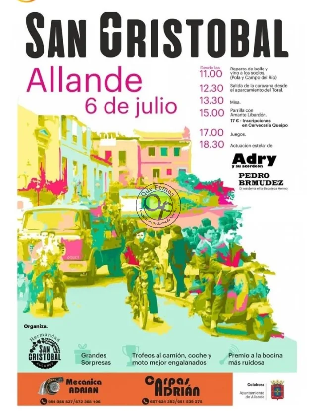 Fiesta de San Cristóbal 2025 en Allande