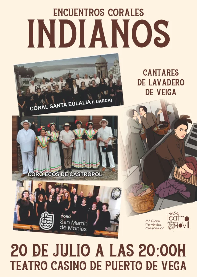 Encuentros Corales Indianos 2025 en Puerto de Vega