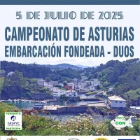 Campeonato de Asturias de embarcación fondeada-duos en Viavélez