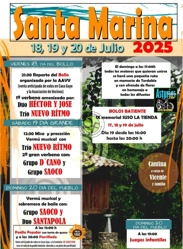 Fiestas de Santa Marina 2025