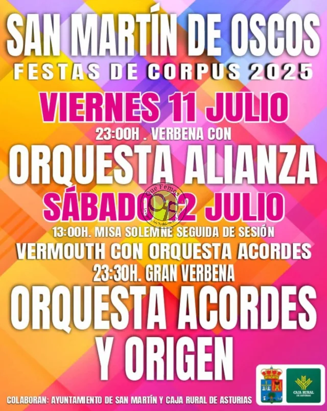 Festas de Corpus 2025 en San Martín de Oscos