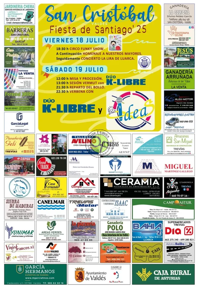 Fiesta de Santiago 2025 en San Cristóbal