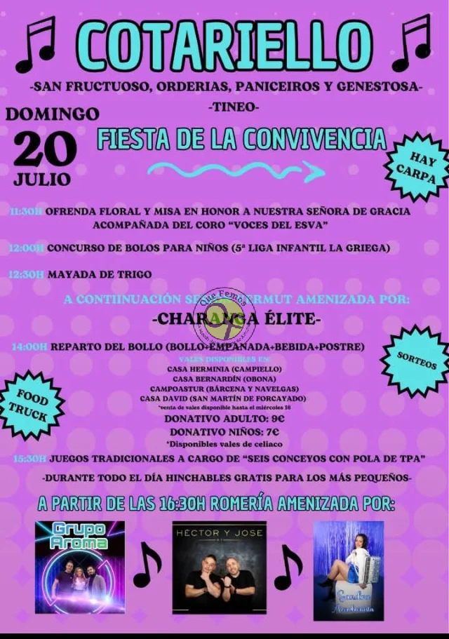 Fiesta la Convivencia 2025 en Cotariello