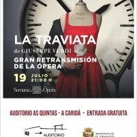 As Quintas acogerá la proyección de La Traviata de Verdi 