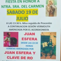 Fiesta de Nuestra Señora del Carmen 2025 en Carrio