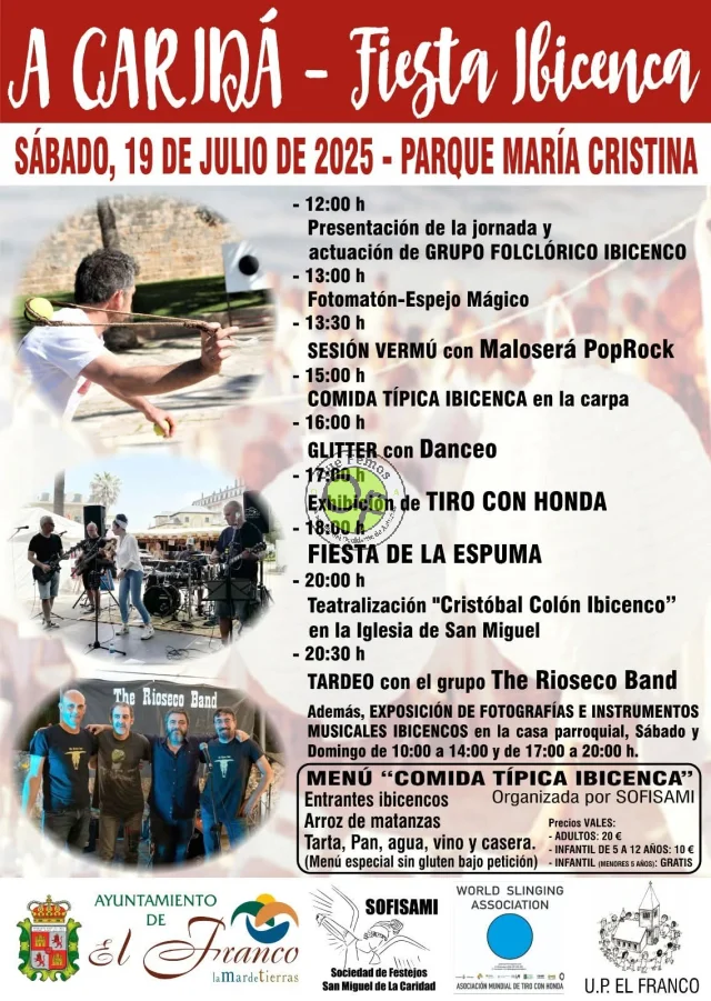 A Caridá celebra una gran Fiesta Ibicenca