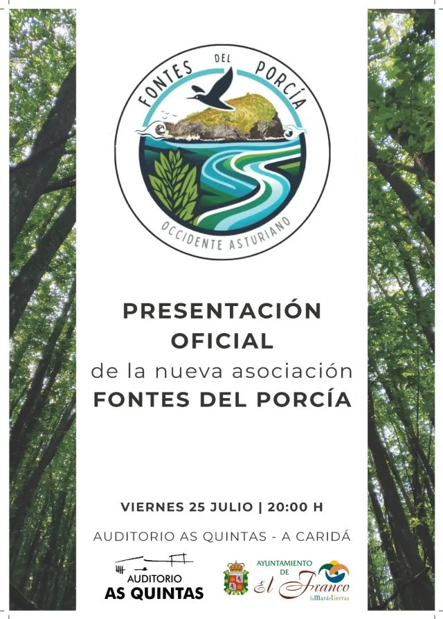 Nace la Asociación Fontes del Porcía y se presenta en A Caridá